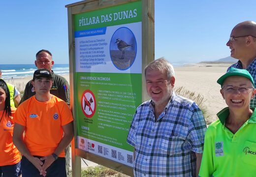 O persoal dos servizos de socorrismo e limpeza de praias fórmase para contribuír á protección da píllara das dunas